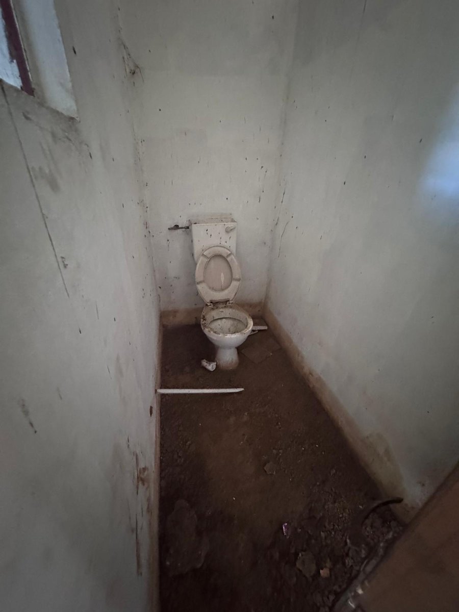 The toilets at the Community Centre, which need fixing